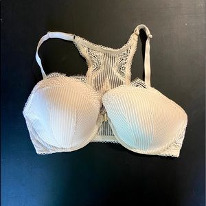 VS Dream Angels Demi Lace Back White 36DDD